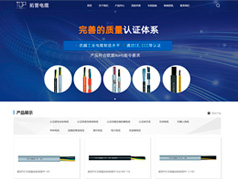 江蘇拓普電纜網(wǎng)站設計案例